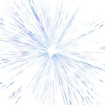 Star burst light rays in winter with snowflake scattered glitter background Stock Illustration