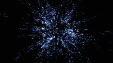 Star Burst Warp Space Stock Footage 106852104