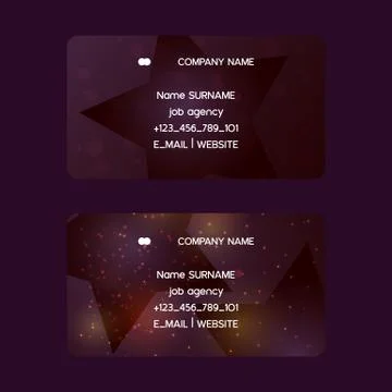 Star business card vector pattern creative abstract glitter stars template 스톡 일러스트