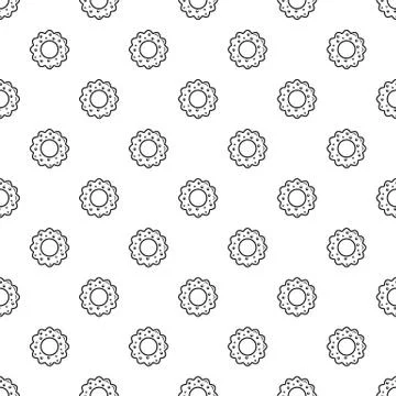 Star cake pattern seamless Stock Illustration