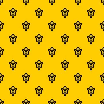 Star for christmass tree pattern vector Illustrazione stock