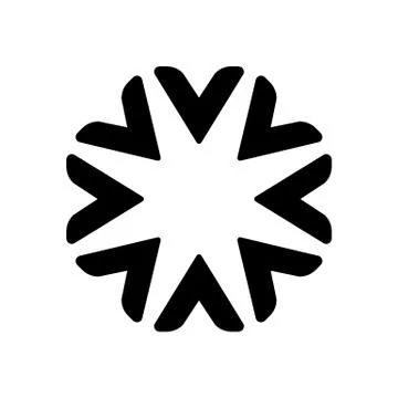 Star circle abstract vector logo design. Logo template professional business Stock Illustration