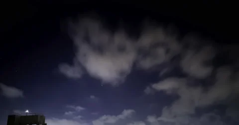 Star Cloud Night Stock Footage 228318364