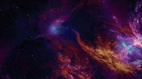 Star clusters. Nebulae. Irregular galaxies. The beauty of the universe Stock Footage