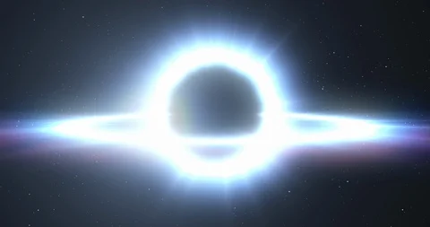 Star Collapses Creates a Large Black Hole in Space Video stock 86667349