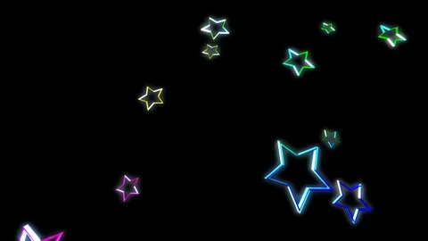 Star color flow Stock Footage 99443757