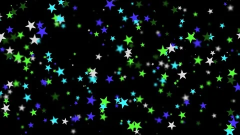 Star confetti Alpha channel Vídeo Stock 70853184