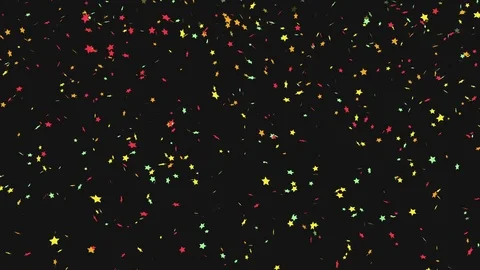 Star confetti Video stock 79956210