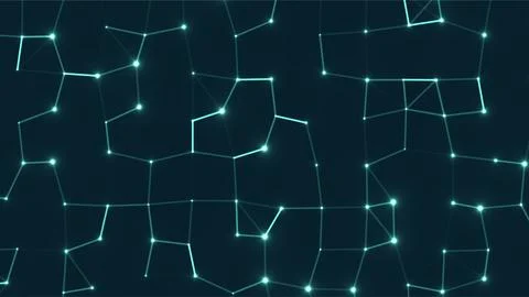 Star Constellation Pattern in Night Sky with Bright Points. Stock Illustration