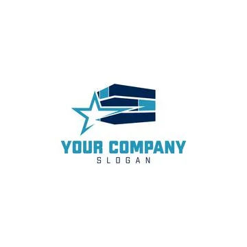Star Construct Logo Inspirations Template Stock Illustration