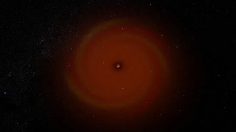 Star Core Flyby Stock Footage 172114756