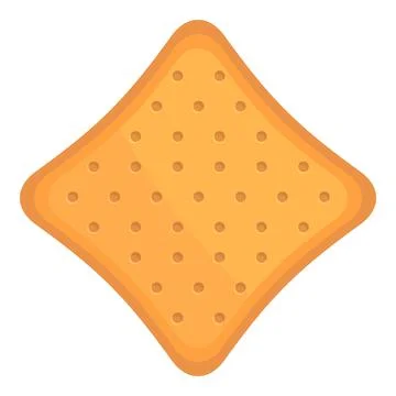 Star cracker icon cartoon vector. Cookie food 스톡 일러스트