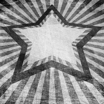 Star on dark grunge background Stock Photos