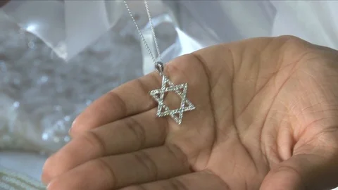 Star of David Video stock 87349583