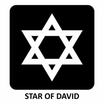 Star of David illustration Stock Illustration
