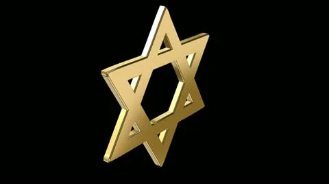 Star of david of Israel Stock Footage