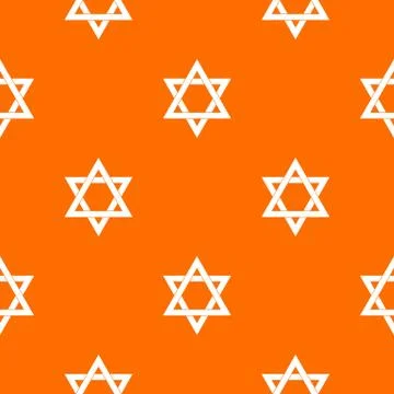 Star of David pattern seamless Stock Illustration