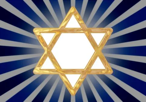 Star of David symbol Stock Illustration
