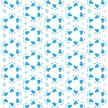 Star of David Vector Seamless Pattern Stock Illustration