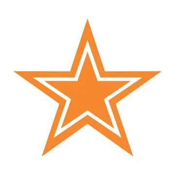 Star decoration isolated icon vector illustration design, designed Stock Illustration