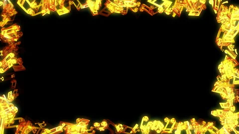 Star diamond frame loop animation Stock Footage 240790285