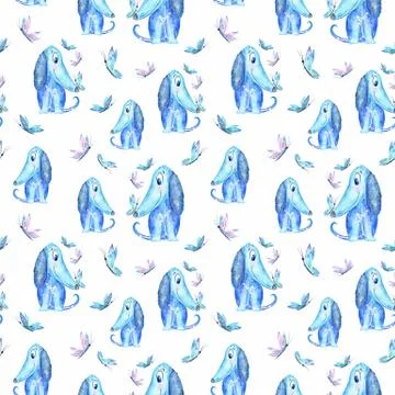 Star Dog Pattern Illustrazione stock