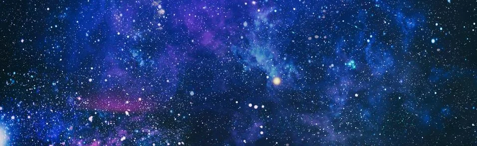 Star dust and pixie dust glitter space backdrop. Space stars and planet conce Stock Illustration