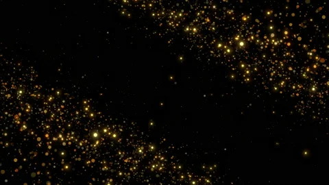 Star dust gold particles background Video stock 210154448