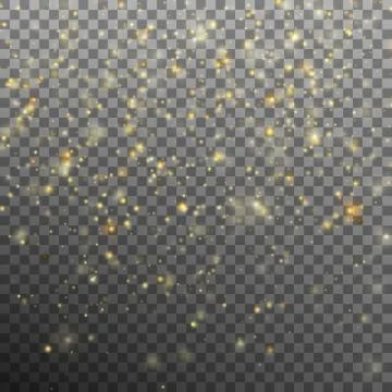 Star dust sparks in explosion. EPS 10 vector Stock Illustration