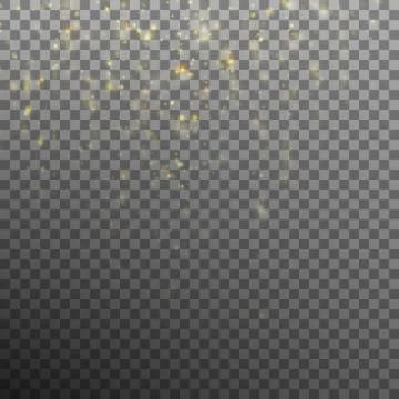 Star dust sparks in explosion. EPS 10 vector Stock Illustration