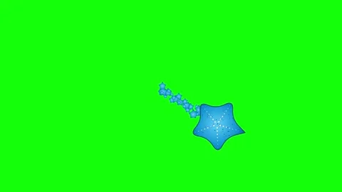 Star Dynamic Isolated Green Screen Stock Video Vidéo 339331204