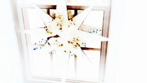 Star Effect on White Vídeos de archivo 100703280