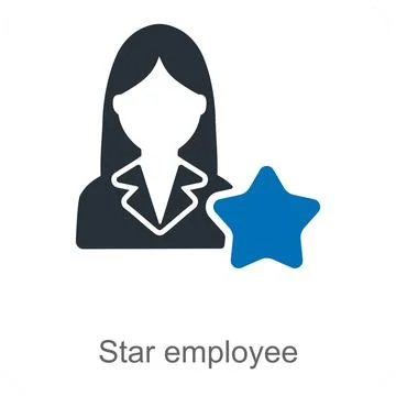 Star Employee Stock Illustration