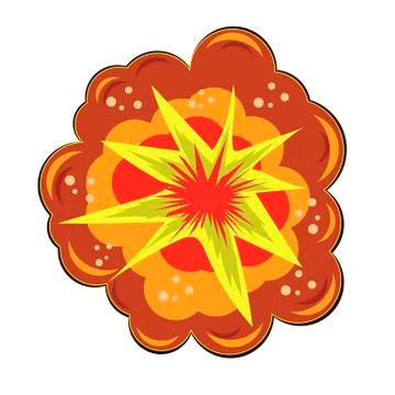 Star Explosion with Particles Stock Illustration