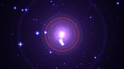 Star explosion in space, star ray Stock Illustration