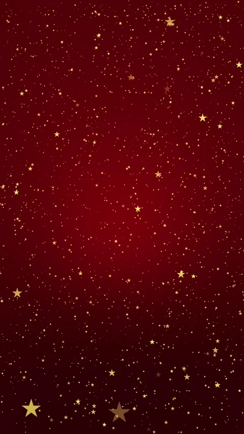 Star Fall on Red Vertical Loop Stock Footage 292225273