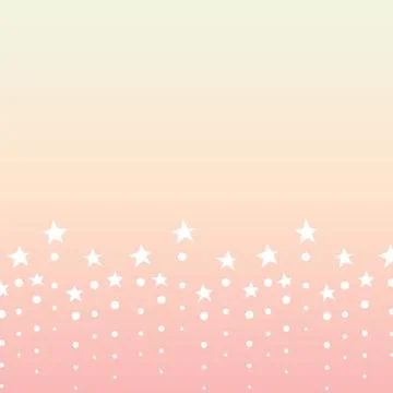 Star falling abstract pink background Stock Illustration