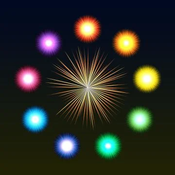 Star fantasy background - vector illustration Stock Illustration