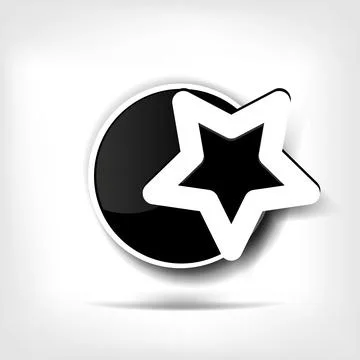 Star favorite web icon Stock Illustration