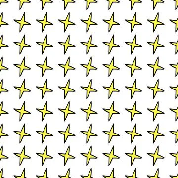 Star favourite seamless pattern textile print. repeat pattern background desi Stock Illustration
