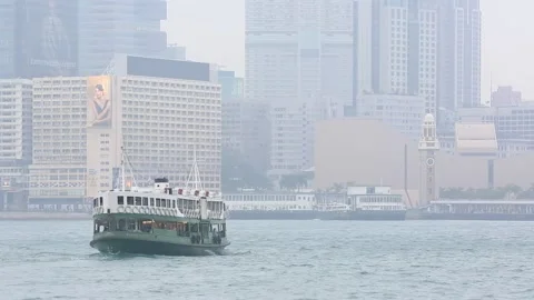 Star Ferry Stock Footage 203770825