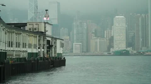 Star Ferry Parking Video stock 12022105