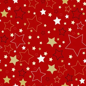 Star festive pattern vector illustration. Illustrazione stock