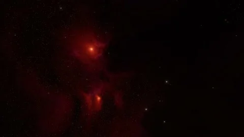 Star field and nebula in outer space Stock Footage 220905649