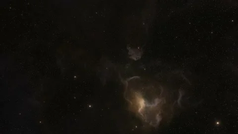 Star field and nebula in outer space Stock Footage 220905980