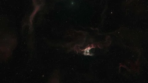 Star field and nebula in outer space Stock Footage 221167366