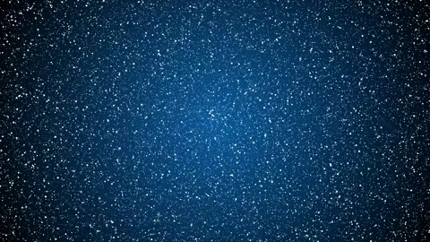 Star field background animation in deep blue gradient Stock Footage 310483448