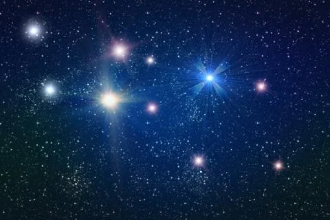 Star Field Background Stock Illustration