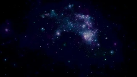 Star field background . Starry outer space background texture 動画素材 160364702