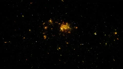 Star field background . Starry outer space background texture . 库存影片 166460393